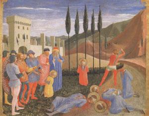 Fra Angelico The Martyrdom of Saints Cosmas and Damian (mk05) Spain oil painting art